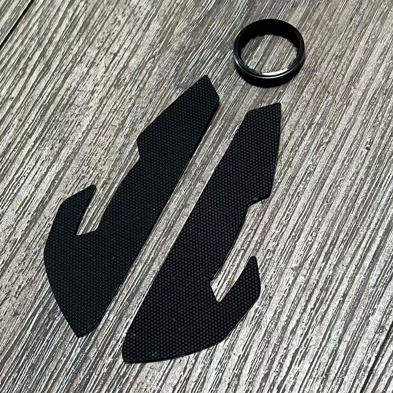 Original seitlich rutschfest für Razer Viper Ultimate kabellose Mäuse mit 3M-Aufkleber, Ersatz-Ersatzteilen, Kunststoffrolle: Black