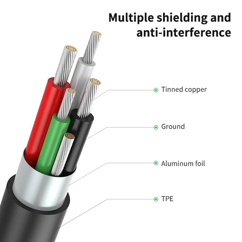 USB network cable interface RJ45 connector gigabit network cable network card broadband network cable converter Ethernet gray