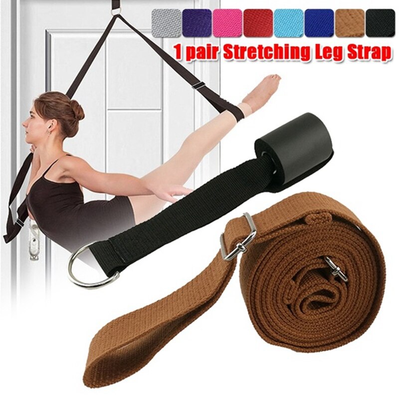 Yoga Stretch Belt Exercise Trainer Equipment Sport Door Flexibility Stretching Leg Stretcher Strap for Ballet Dance