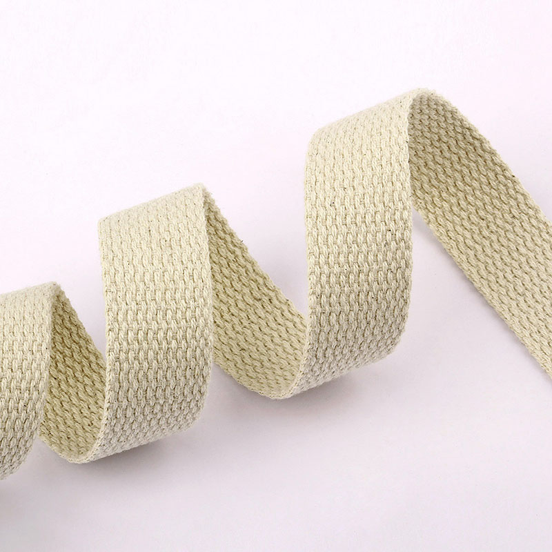 20Mm 25Mm 38Mm 100% Katoen Singels 50 Yards Beige Bias Tape Tas Band Lint Naaien Kledingstuk diy Accessoires