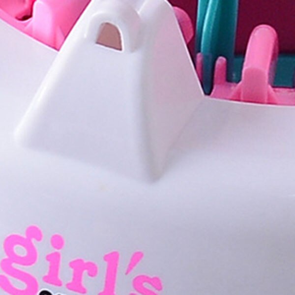 Hand Wol Breien Machine Meisje Puzzel Hand Wol Breien Machine Kinderen Speelgoed