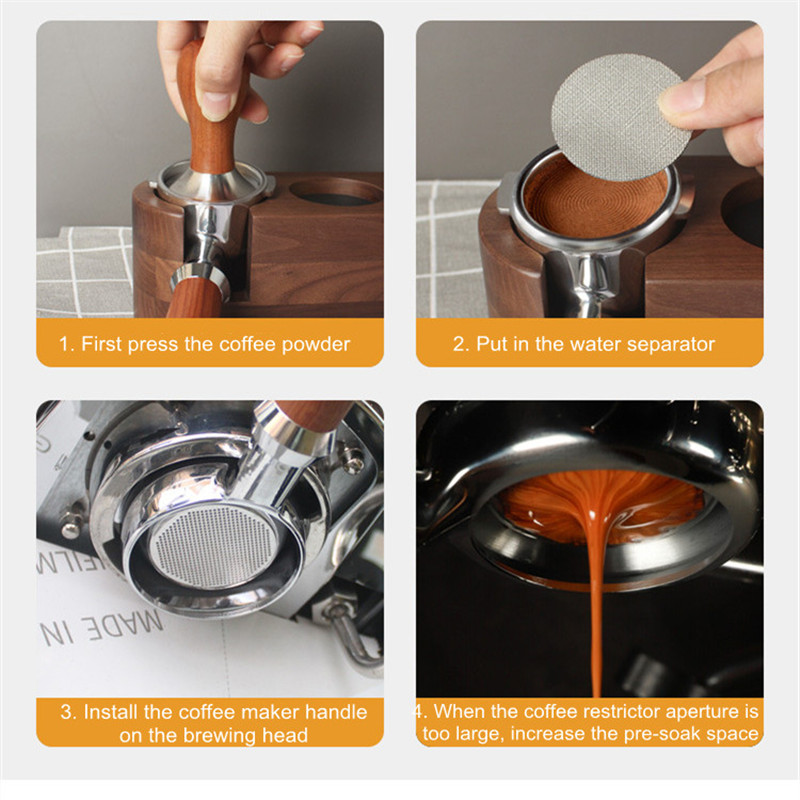 49mm Coffee Puck Screen 58mm 51mm 54mm 53mm Portafilter Filter Mesh Plate Coffee Filter Screen Espresso Puck Screen Coffee Maker