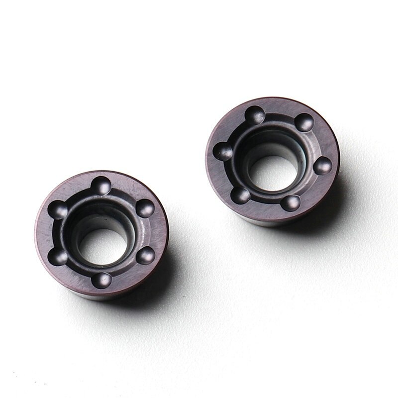 Round Milling Tungsten Carbide Inserts RDMT1204MO For Semi Finishing And Roughing RDMT Series Milling Carbide inserts for metal