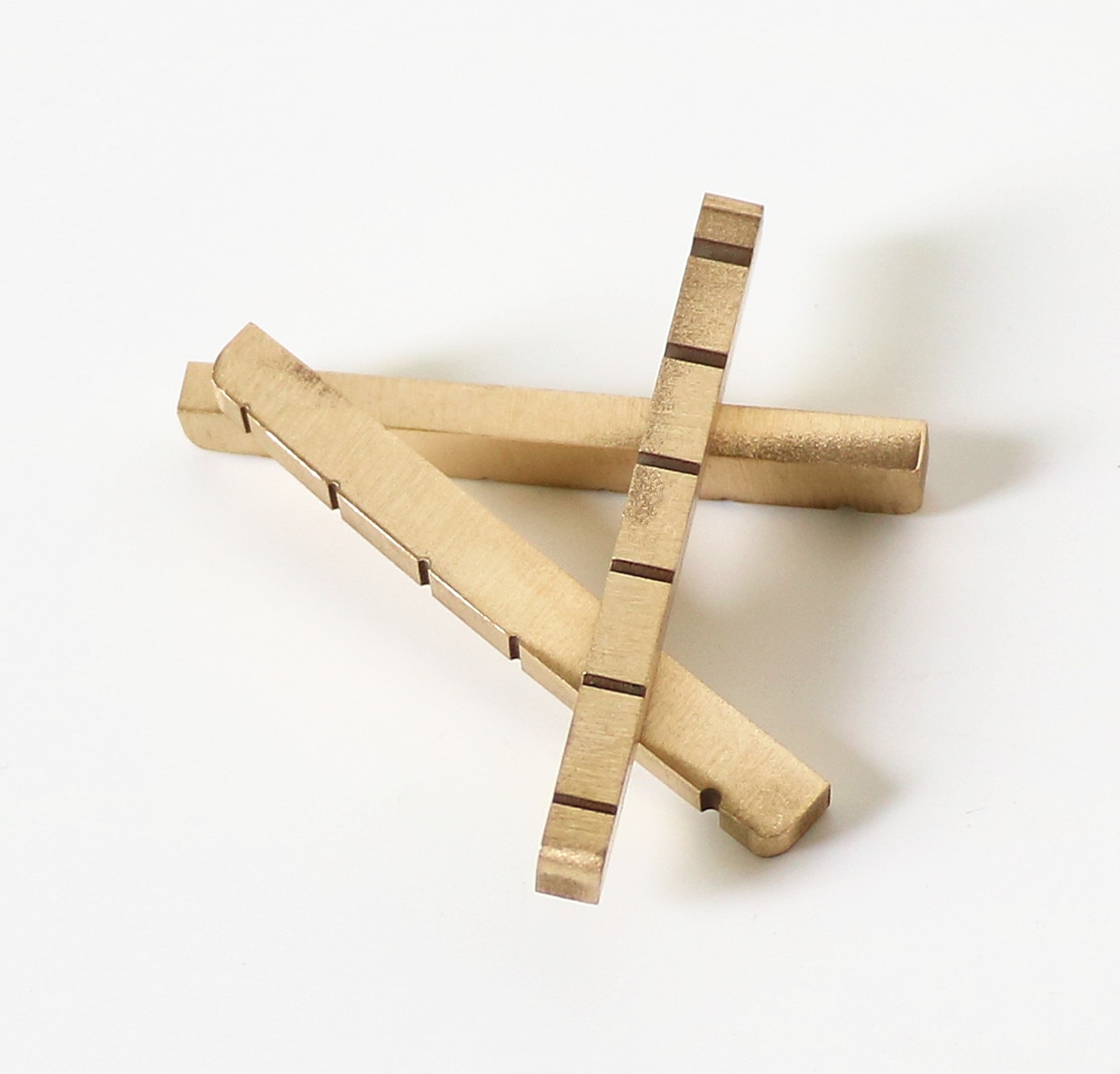 Guitar spare parts brass TL guitar nut 42/43mm ST guitar brass nuts for 6 string electric guitar guitar parts