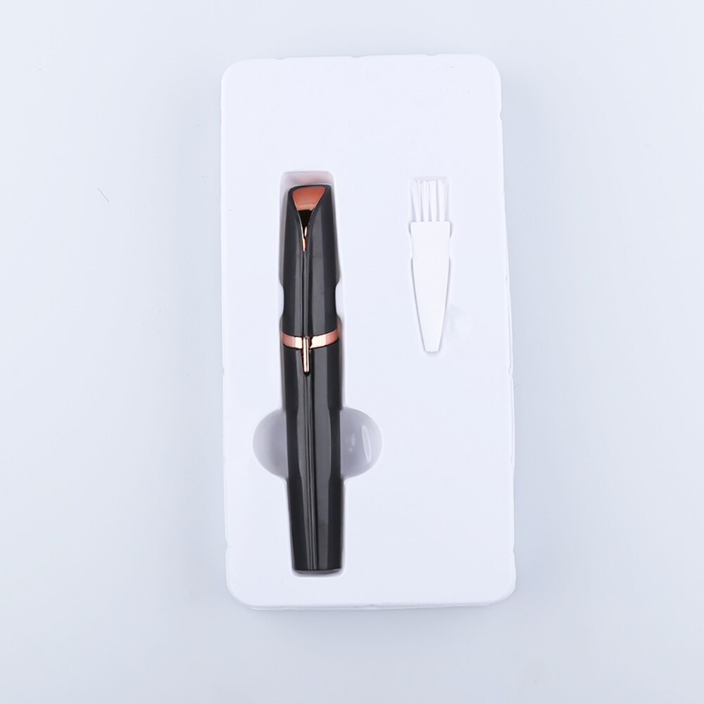 Maquinilla de afeitar eléctrica para cejas, cortador de cejas indoloro de acero, utensilio para eliminar el vello Facial, minidepiladora para cejas, herramienta de belleza moldeadora, 1 ud.