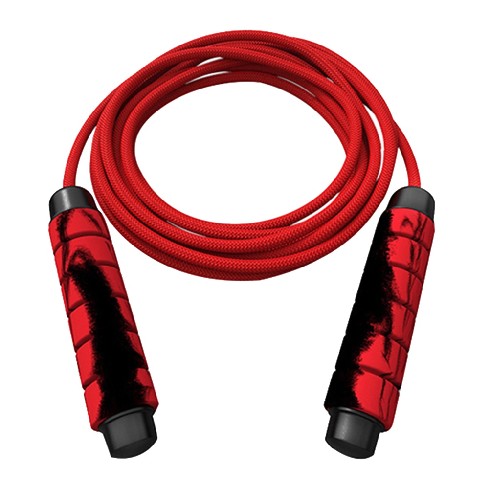 Cojinete dúplex, cuerdas de saltar, cuerda de saltar ponderada, equipo para deportes. Para Adultos estudiantes: 7mm Red