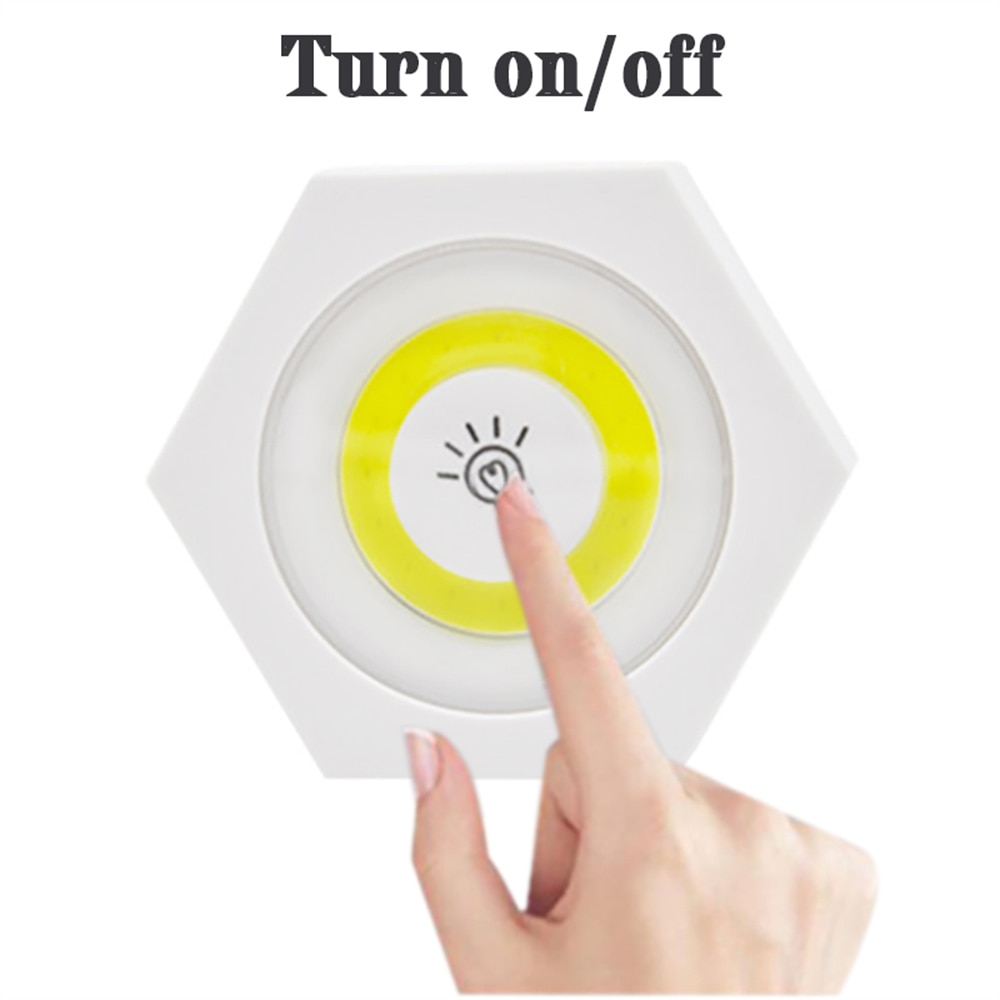 Wireless Remote Control Dimmable Night Light Decorative Kitchen Closet Staircase Aisle Bathroom Dimmable Lighting LED Lights