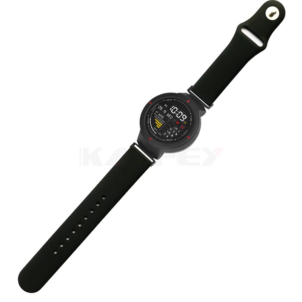 Correa de silicona suave para el reloj Huami Amazfit Verge 3, correa de silicona suave, correa de reloj de repuesto, correas de pulsera, banda deportiva