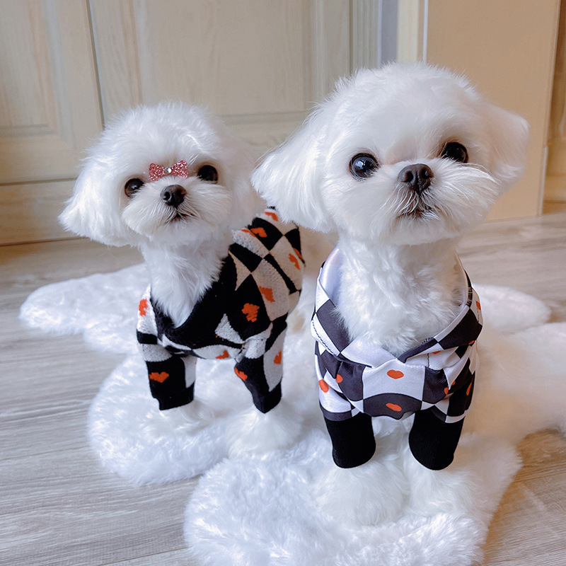 Dog Xat T-shirt Pet Clothes Kerky Bulldog Spring Summer Autumn Dog Hat Clothes