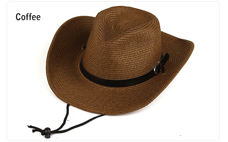 Chapeau de Cowboy en feutre pour homme | Chapeaux de paille, Style d'été, chapeaux de soleil à large bord, chapeau occidental, chapeau de soirée pour femme, Sombreros de Vaquero YY0272: Coffee western hat