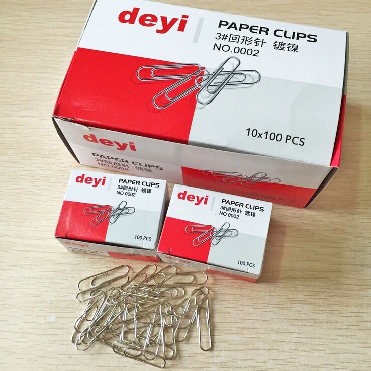 sliver metal paper clip 80pcs/pack metal clips office clips and school supplies