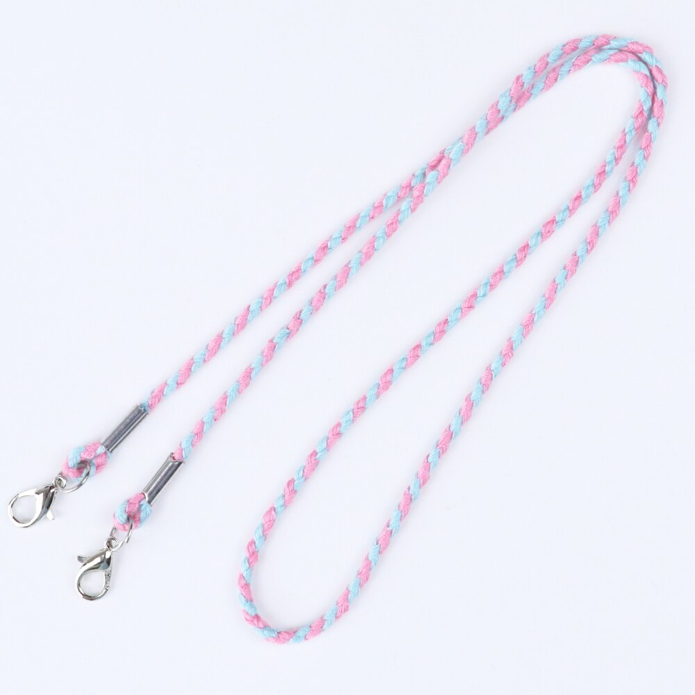 10 stuks/partij masker ophangkoord lanyard 70cm voor het opbergen van maskers maskers bewaren houder houder touw anti-verlies anti masker ophang nek touw: Kleur 8