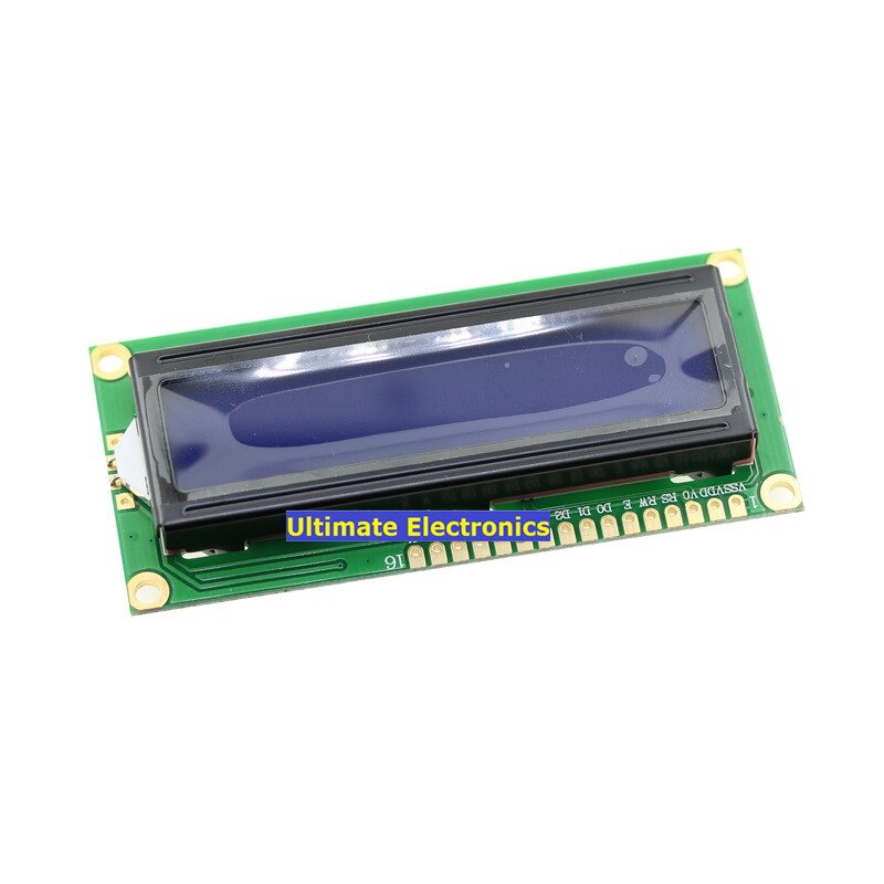 Pantalla azul LCD1602 con retroiluminación LCD, 1602A-5V, 1 unidad