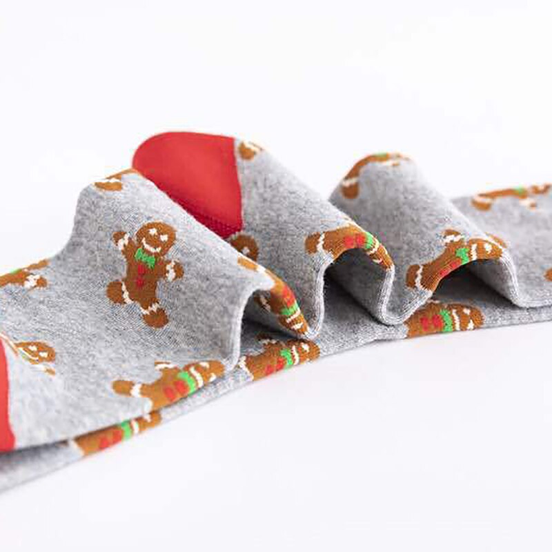 Winter Christmas Socks Warm Breathable Cotton Socks With Pattern Funny Cartoon Socks Christmas For Men