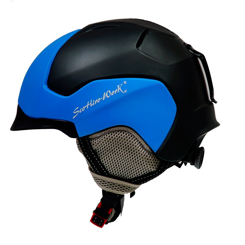 Mens Volwassenen Winter Fiets Motorcycle Skiën Snowboard Helm Apparatuur Sneeuw Saftly Security Skate Paardrijden Gear: blue