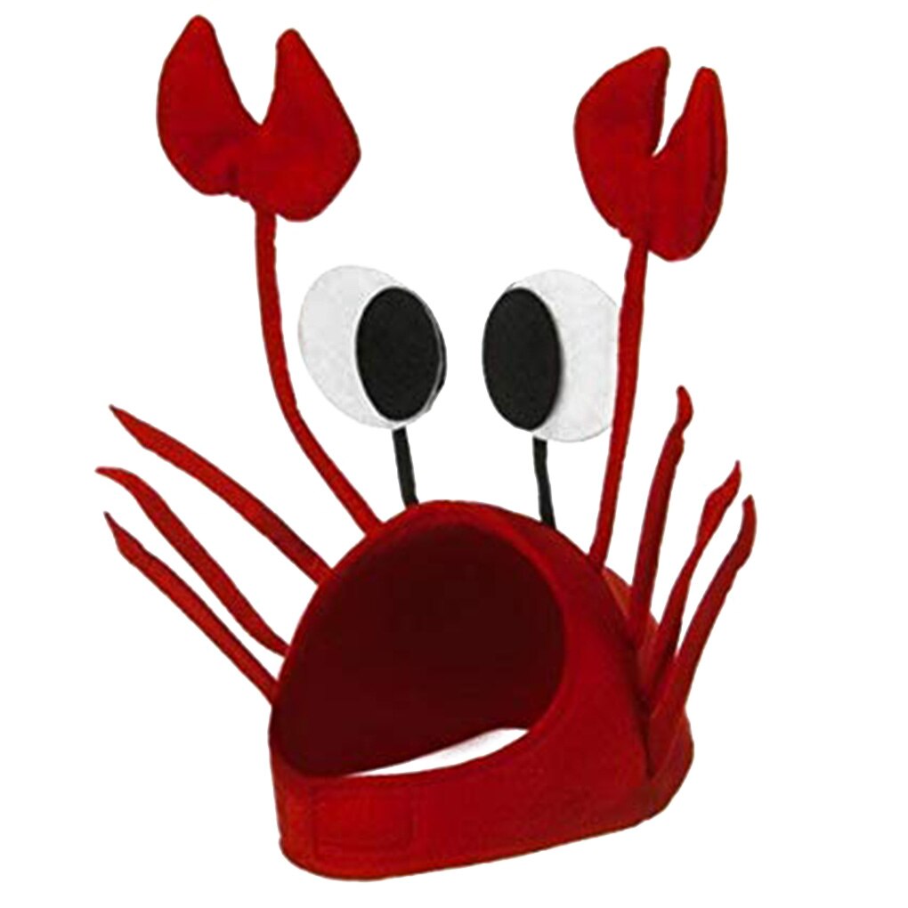 Drôle noël rouge homard crabe mer Animal chapeau accessoire de déguisement adulte enfant casquette bonne année