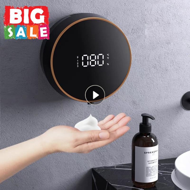 300ml Touchless Automatic Sensor Foam Soap Dispenser Hand Sanitizer Liquid Gel Alcohol Spray Wall Mounted Bathroom Accessories