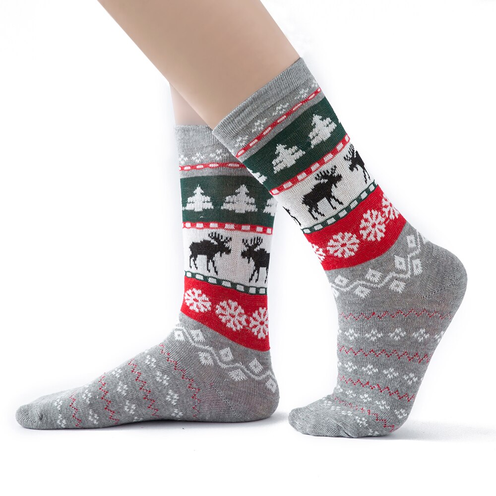 Ouder-kind Sokken Kerst Gedrukt Unisex Volwassen Mannen Vrouwen Kids Baby Lange Katoenen Warme Sokken Familie Bijpassende Kerst Sokken: C Aduit