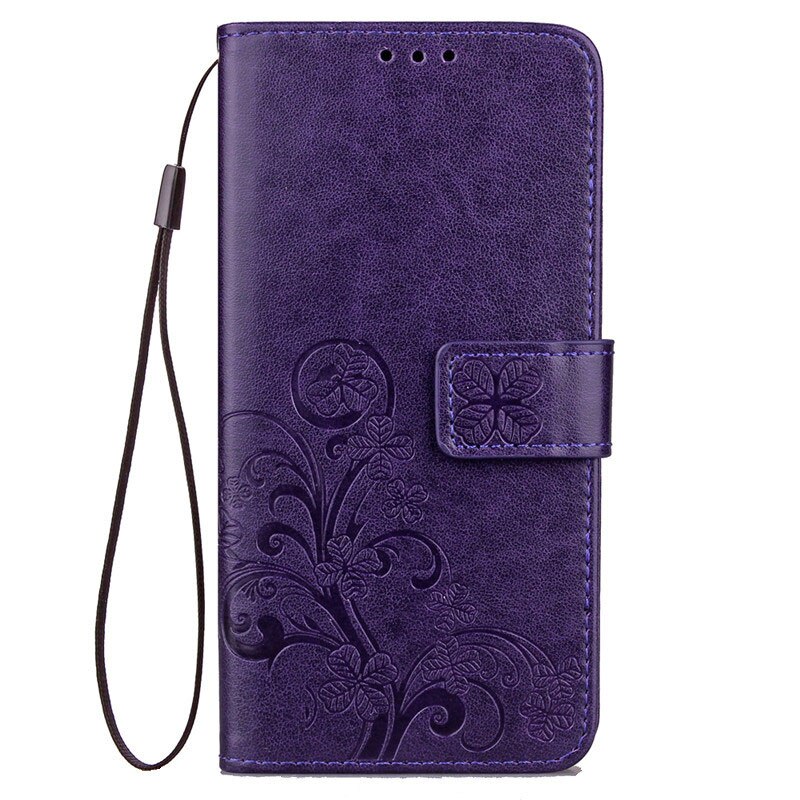 Für Huawei Honor 6C Pro Fall Huawei JMM-L22 Fall Leder Abdeckung Telefon Fall Für Huawei Ehre 6C Pro 6 Cpro JMM-L22 Fall Flip: Purple