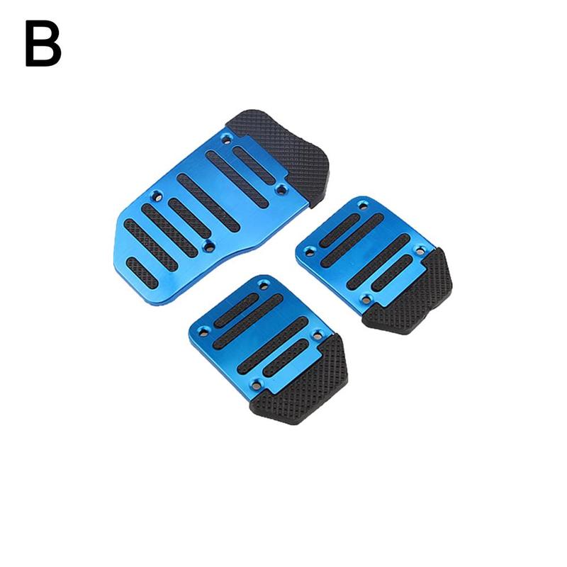 Cubierta antideslizante Universal para Pedal de freno de Gas, accesorios de piezas de repuesto para automóviles, Universal, 3 unids/set por juego: B