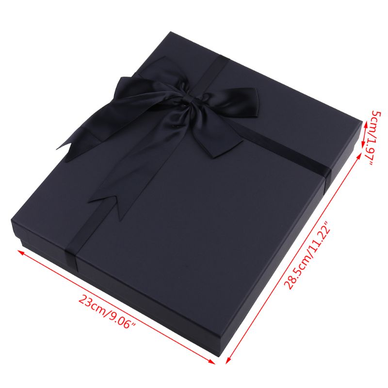 Bow Tie Black Box Eco-friendly High Cardboard for Weddings