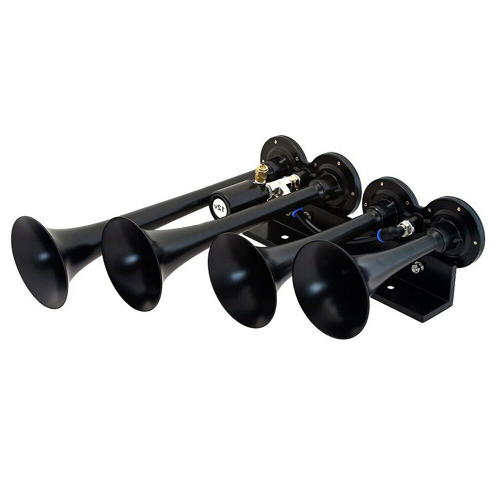 12v super højt holdbart enkelt trompet højttaler luft betjent horn højttaler til lastbil båd tog lastbil
