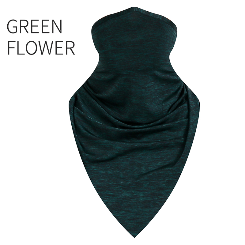 Triangle Summer Outdoor Sports Scarf Breathable Ice MTB Cycling Bandana Bicycle Headwear Ride Neck Mask Bike Headband Scarf: Burgundy