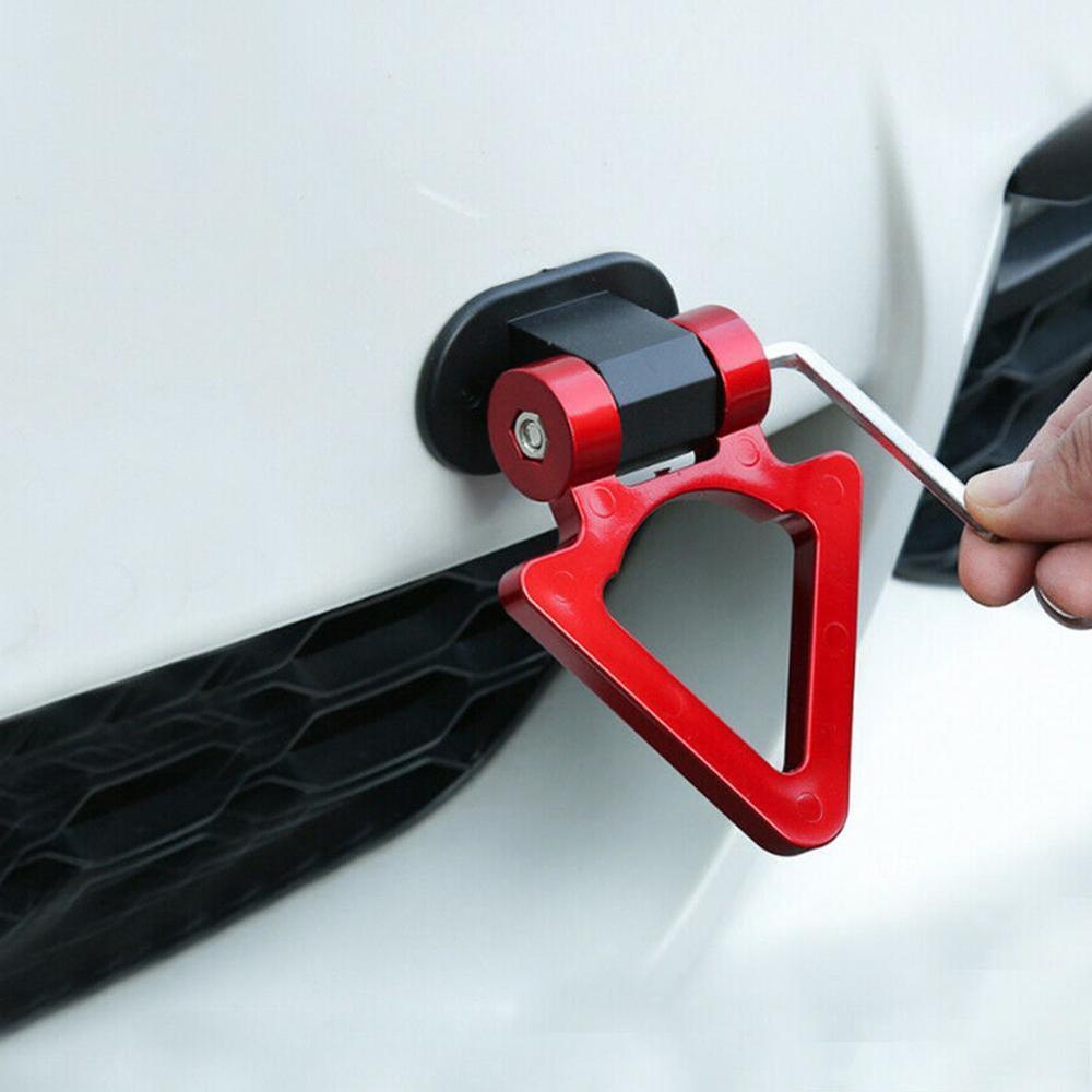 Universal ABS Bumper Car Sticker Adorn Car Simulation Hook Tralier Kit ropes/Hook/Towing Bars tow car Tow strap/tow 7230# P8D1: red