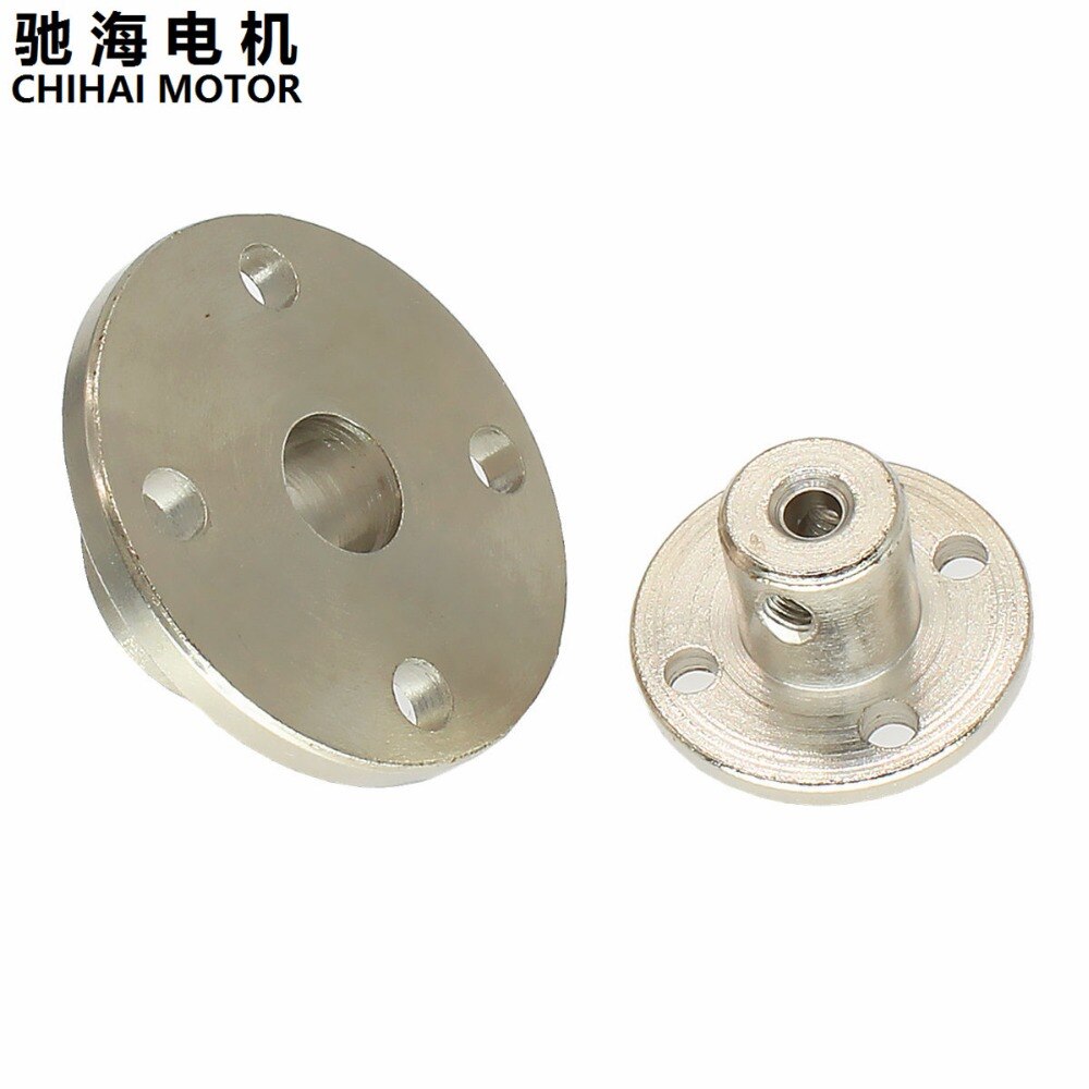 Motor de acoplamiento de eje de brida de Metal de alta dureza ChiHai, Motor de acoplamiento de reborde rígido, accesorios de rodamiento de eje de Eje guía, modelo DIY