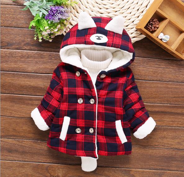 gato lindo de bebé niño/niña invierno thicken cute snow wear OT013