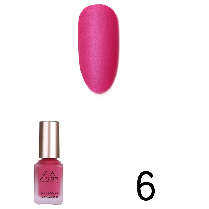 Matowe lakier robić paznokci matowy efekt przyjazne dla środowiska aksamit gładki lakier robić paznokci LDO99: 06