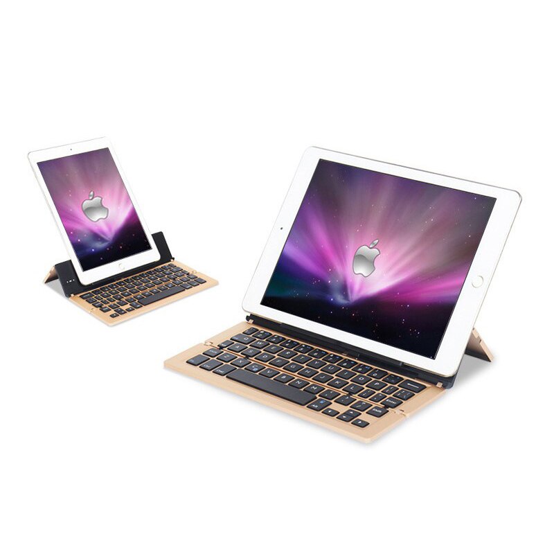 Składana klawiatura Bluetooth przenośna składana klawiatura bezprzewodowa dla Windows, Android, IOS,Laptop wiele kolorów do wyboru