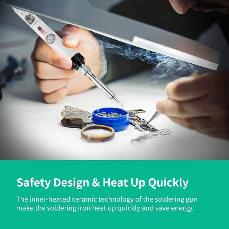 Electric soldering iron 60W Adjustable temperature soldering iron tips 220V/110V Welding solder tools rework station soldering