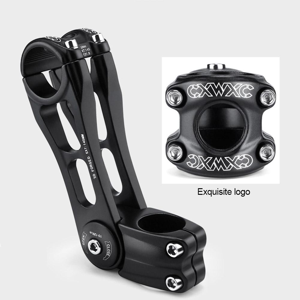 Adjustable Angle Bicycle Handlebar Stem Riser Aluminum Alloy Front Fork Stem Adapter Mountain Bike Stem Accessories