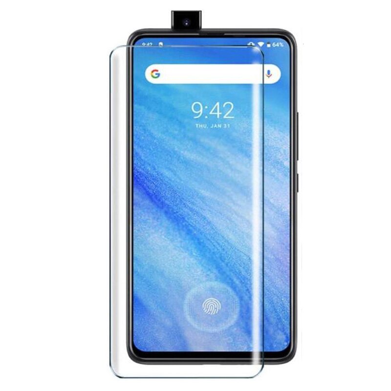 3-w-1 etui + kamera szkło hartowane dla UMIDIGI S5 zawodowiec ScreenProtector szkło dla UMIDIGI S5 zawodowiec 3D szkło: tylko Glass