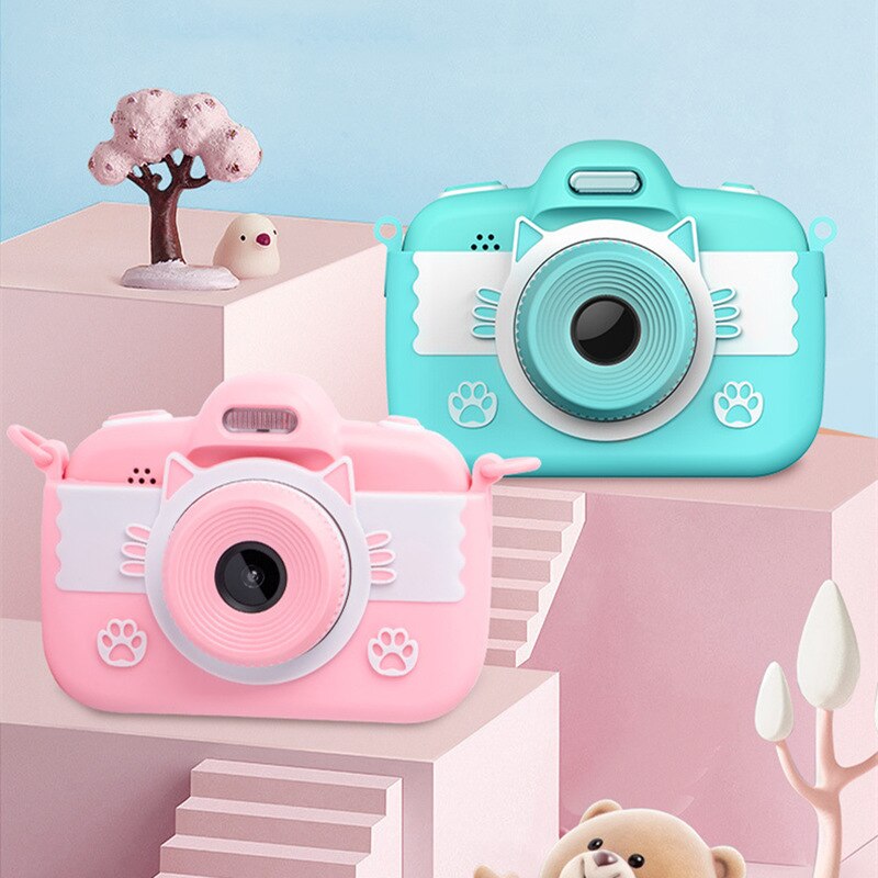 Leuke Chldren Speelgoed Camera Voor Schieten Fotografie Video 3 "Touch Screen 18MP Dual Lens Mini Digitale Camera 'S Voor kinderen Speelgoed Jongens