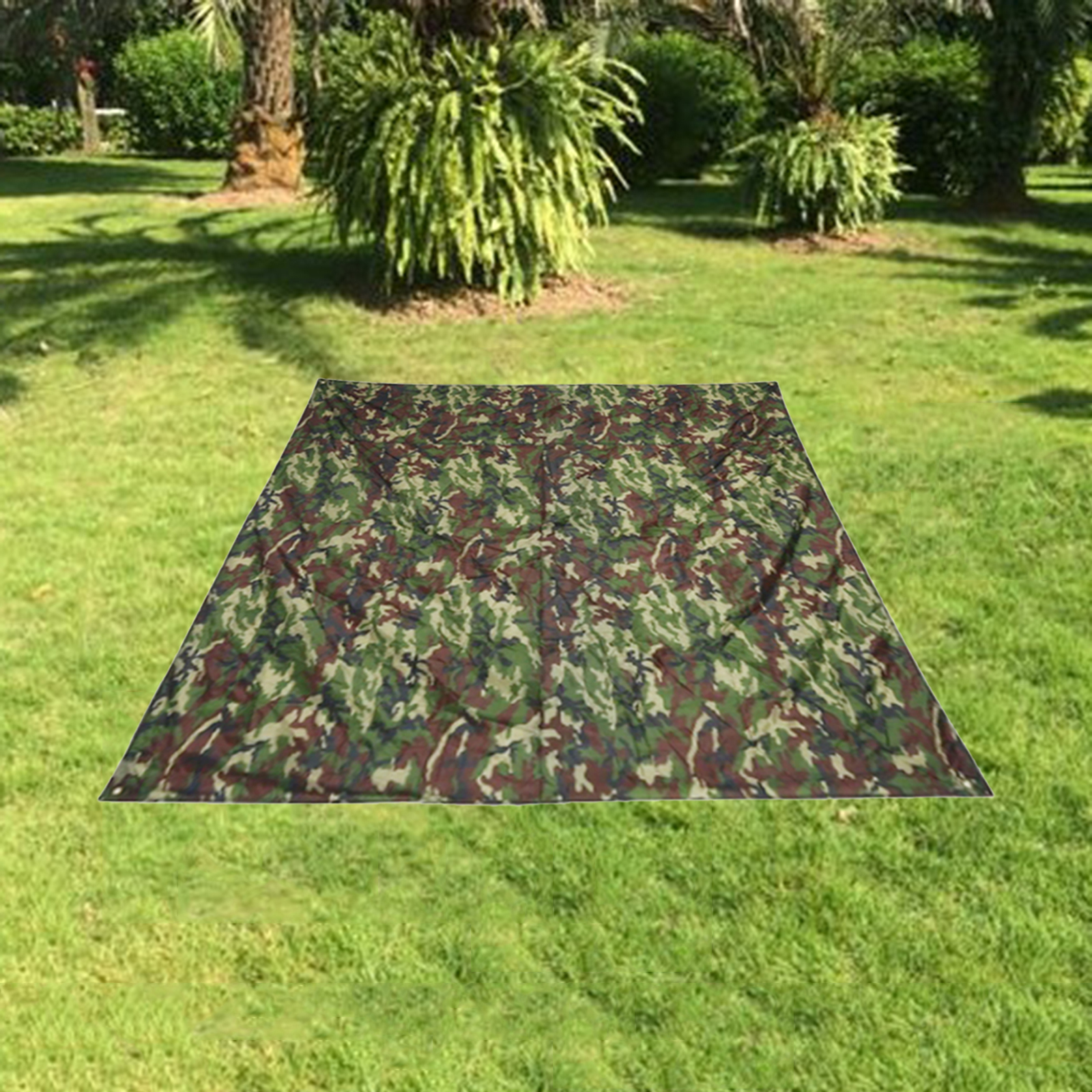 Ground Sheet Hiking Camping Tarp Tent Footprint, Made of Oxford Cloth, Delivering Lasting Durability; Protects Against Dampness: Jungle Camo 1.5x2m