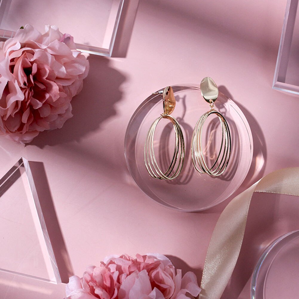 Transparent Acrylic Plate Photography Props Ornaments Cosmetics Shooting Background Auxiliary Prop for Photo Studio