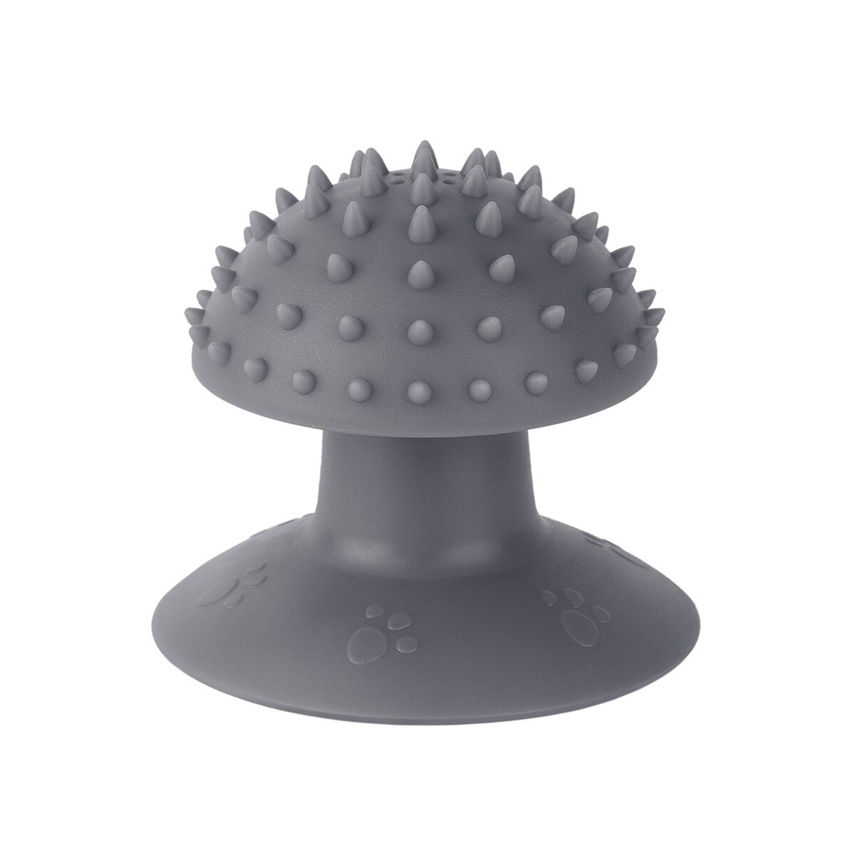 Pet Cat Comb Rubber with Suction Cup Cat Corner Brush Particles Massage Durable Kitten Self Groomer Trimming Catnip Pet Supplies: gray