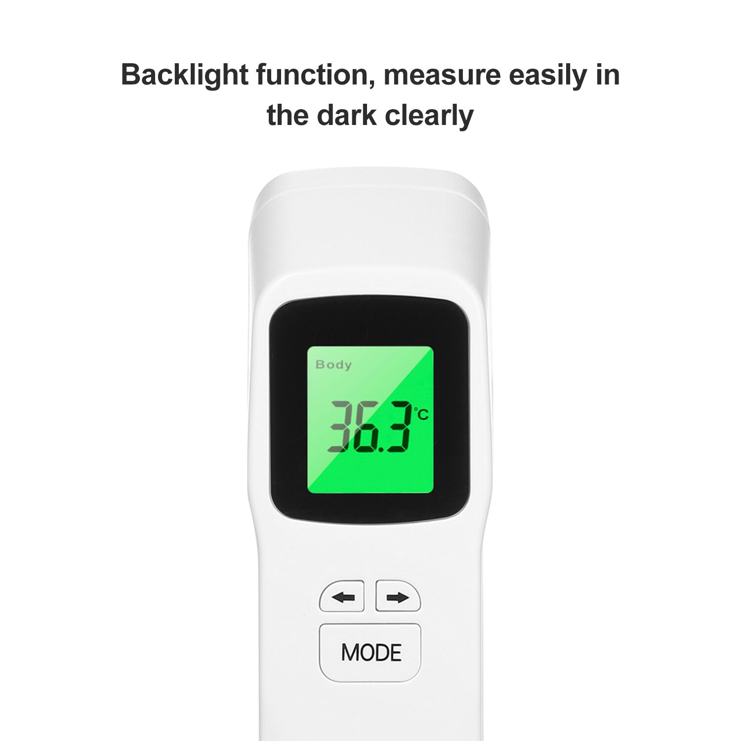 Oor voorhoofd thermometer infrarood digitale contactloze infrarood thermometer lcd achtergrondverlichting termometro infravermelho