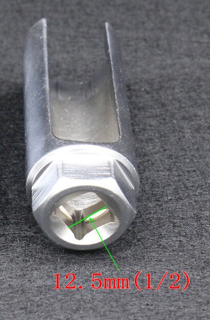 Japansk syre sensor hylsa syre sensing hylsa syre sensor demontering verktyg: 12.5mm