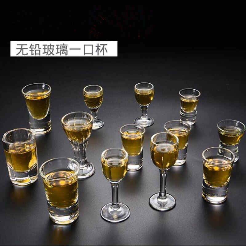 6 stuks Platform cup drank cup borrelglas klein wijnglas cup kogel cup witte wijn glas wodka glas