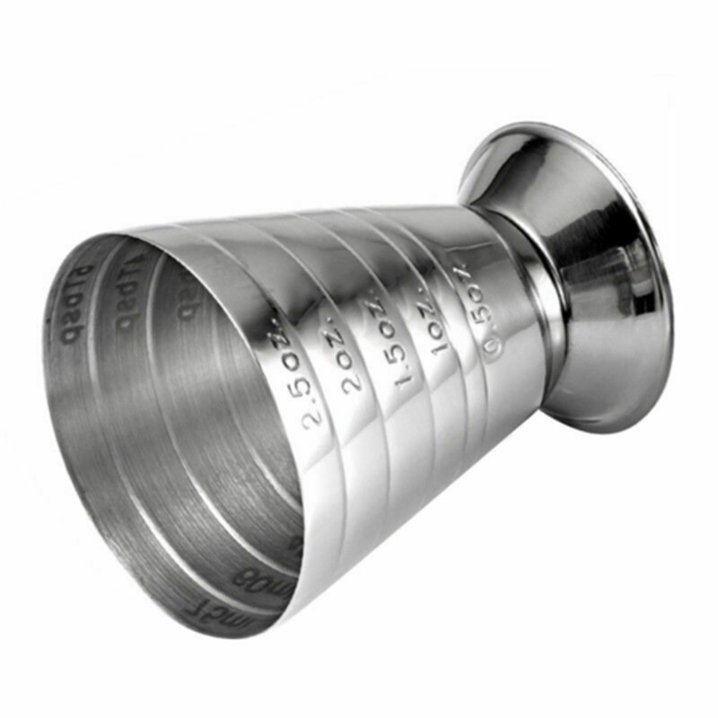 1pc 75ml Stainless Steel Measure Cup Drink Alcohol Bartending Wine Tools Bar Cafe Liquid Measure JugCup Container