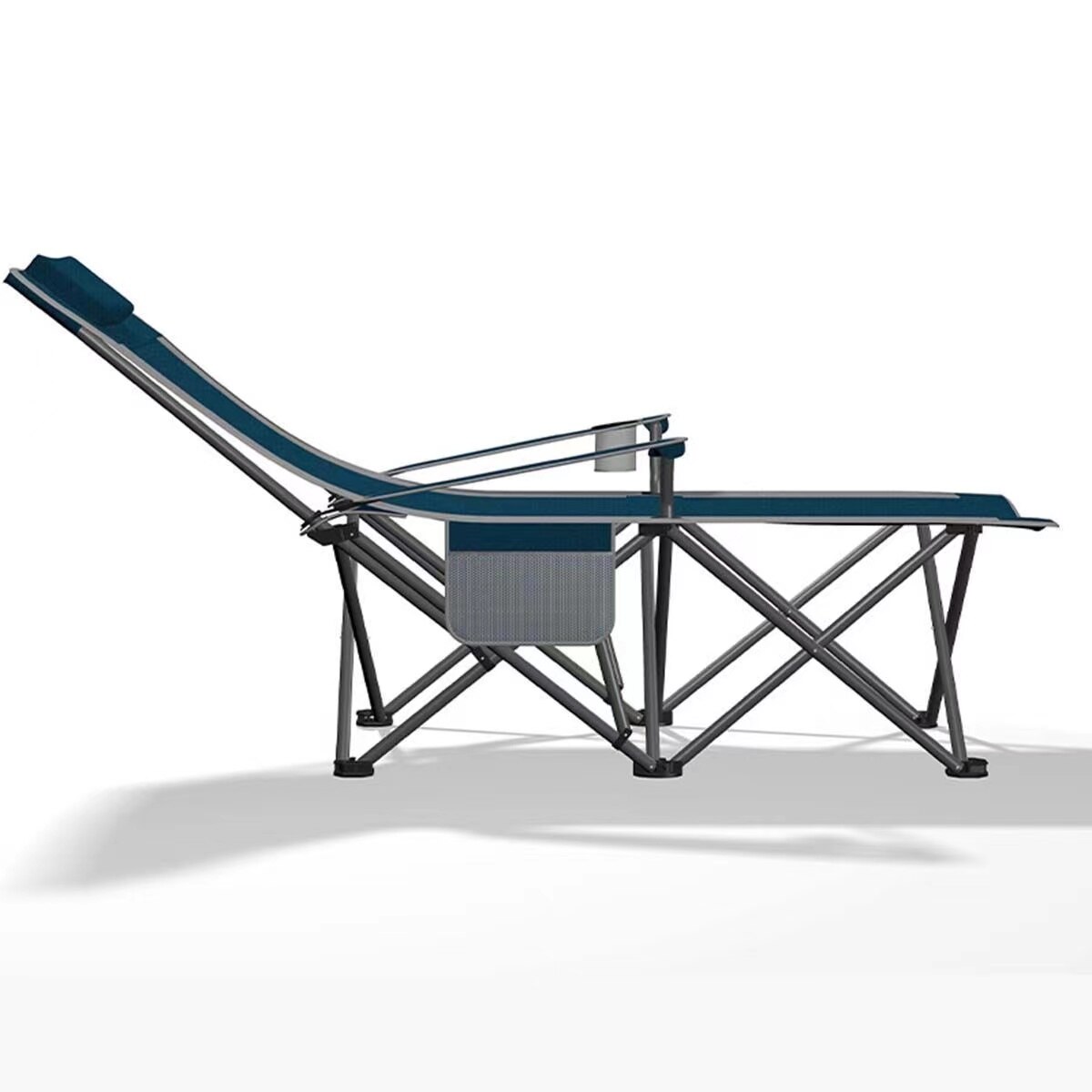 Camping Vouwen Bed Fauteuil Enkele Bed Kantoor Lunch Bed Draagbare Outdoor Vouwen Fauteuil Begeleidende Bed Te Dragen