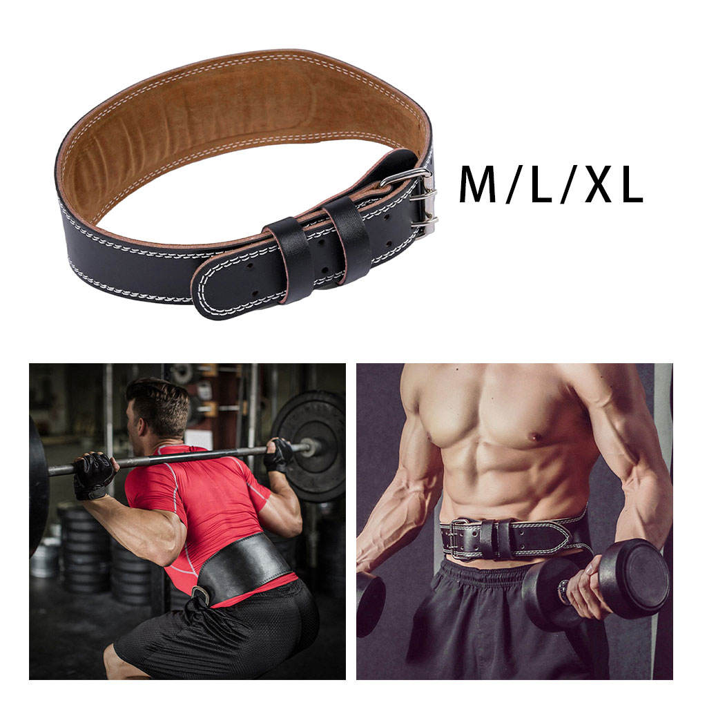 1Pc Weight Lifting Belt - Great for Squats, Clean, Lunges, Deadlift, Thrusters Training Firm &amp; Comfortable Lumbar Support