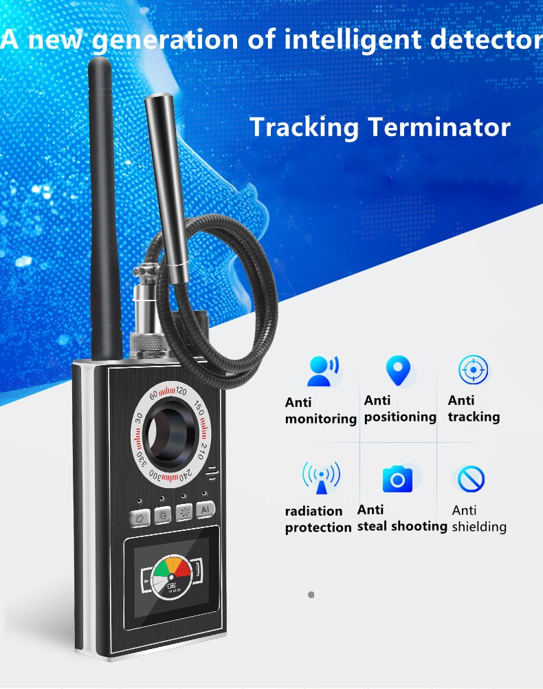 K88 Wireless Signal Detector Infrared Light Scanning Camera Detection High Intensity Magnetic Locator AI Intelligent Detection