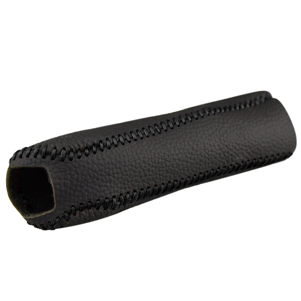 Leer Versnellingen Handrem Hoes Auto Interieur Accessoires Voor Kia K2 Handvat Mouw Auto Accessoires: Black