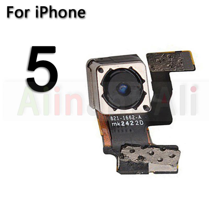 Original hoved bagkamera flex til iphone 6 6s plus  se 5s 5 5c back kamera flex kabel reparation telefondele: Til iphone 5