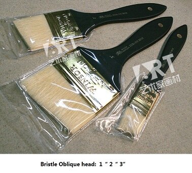 WINSOR&NEWTON Bristle Extra fine brush Oil and Acrylic painter artist special Paint Brush: Oblique head  1  2 3