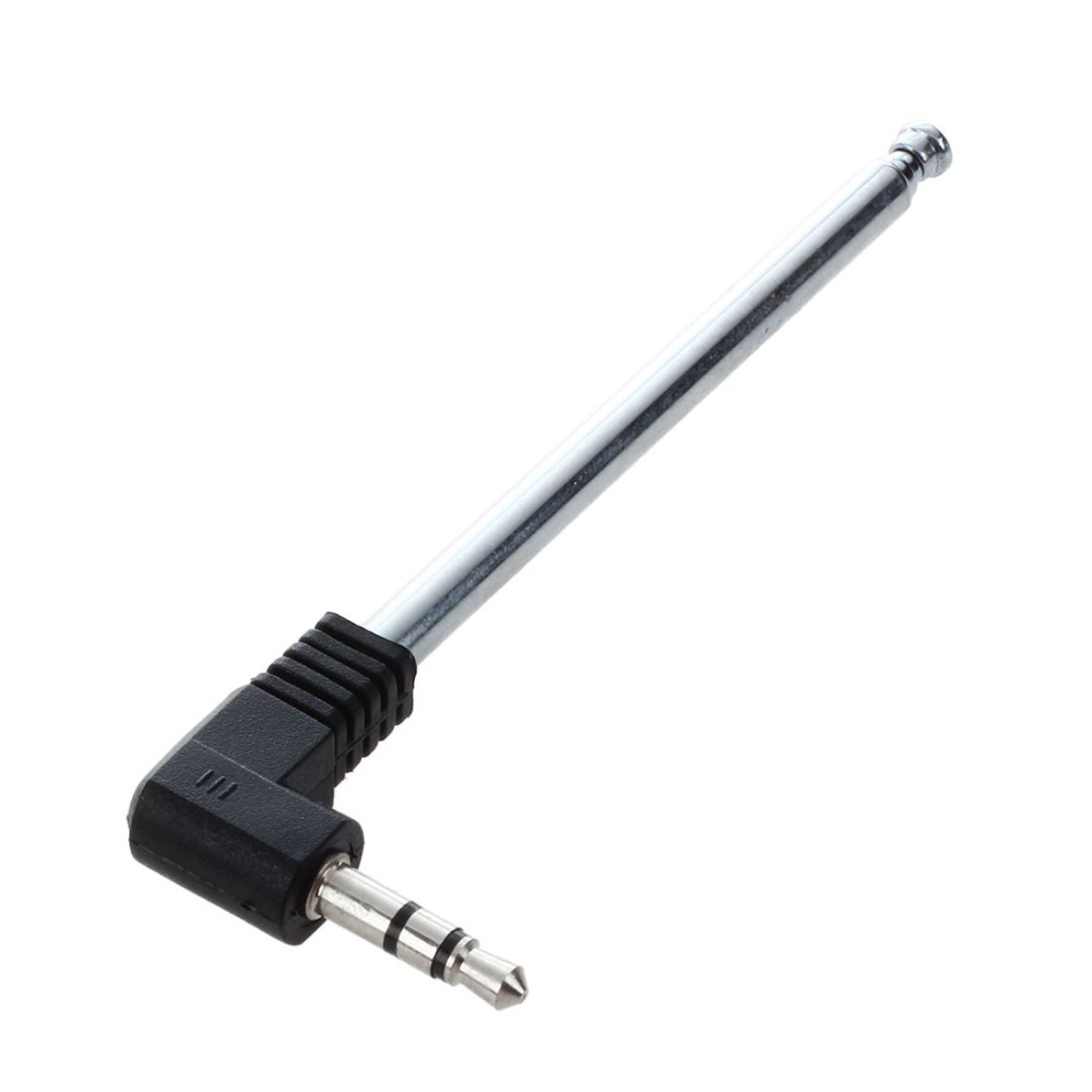 Antena de rádio fm de 3.5 polegadas, 4 unidades, metal telefone celular multi propósito 8.8mm